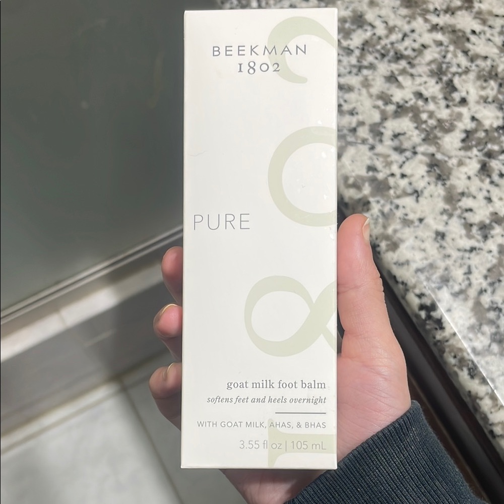 Natural Foot Balm with Goat Milk